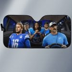Players Coach Detroit Football Sun Shade