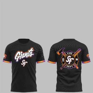 Giants City Connect 2025 The Remix x Firefighter Appreciation Night Shirt 1