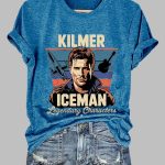 RIP Kilmer Iceman Legendary Charaters Print T-Shirt