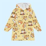 Red Fox Blanket Hoodie