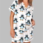 Resist Penguin Activism Flippers Up Pajama Set
