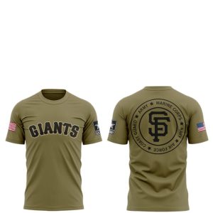 2025 SF Giants Military Appreciation Night Shirt 1