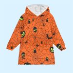 Skull Halloween Blanket Hoodie