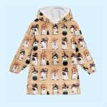 Сute Ghost Witch Blanket Hoodie