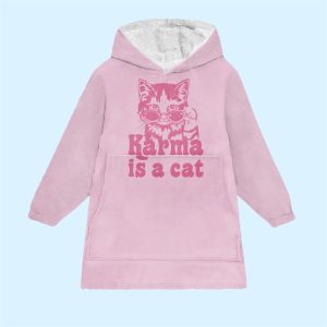 Karmas Cat Blanket Hoodie
