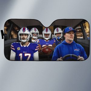 Players Coach Buffalo Football Sun Shade
