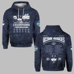 UConn Basketball 2025 National Champions Hoodie