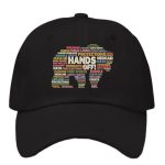 Unisex Distressed FDT Hands Off Printed Hat