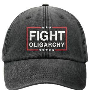 Unisex Fight Oligarchy Print Hat 1
