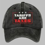 Unisex Tariffs are Taxes Print Baseball Cap