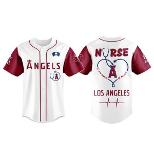 2025 LA Angels Nurses Appreciation Night Jersey Combo