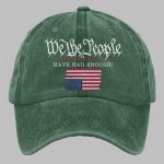 We The People Have Had Enough Print Baseball Cap
