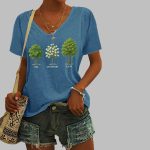Women's Casual Retro Tree FDT Shirt
