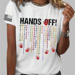 Women's FDT Hands Off Flag Print Casual Shirt
