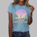 Women's Fierce Deserts Test Print Round Neck T-Shirt