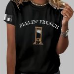 Women's Guillotine FDT Feelin French Printed Casual T-Shirt