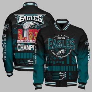 Philadelphia LIX Super Bowl Champions Varsity Jacket 1 1