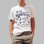 Yankees Austin's On the Road Burrito Co Home Of The World Famous Breakfast Burrito Shirt