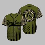 Yankees Military Appreciation Night Camo Jersey 2025