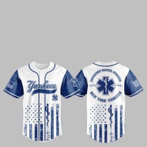 2025 Rangers x Emergency Medical Technician Appreciation Night Jersey 1 1
