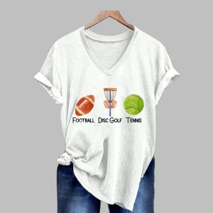 Women's FDT Football Disc Golf Tennis T-Shirt