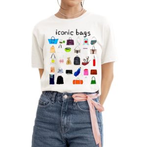 Glamzilla Wearing Iconic Bags Shirt 0 1 2