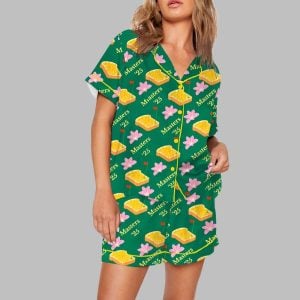 Augusta Tournament 2025 Golf Lover Print Pajama Set 1