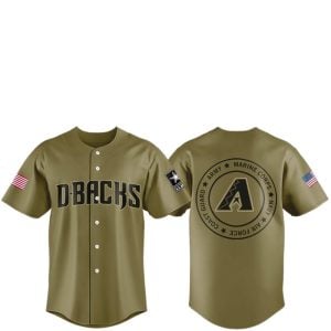 2025 Diamondbacks Military Appreciation Night Jersey