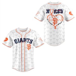 2025 San Francisco Giants NURSES NIGHT Jersey 1