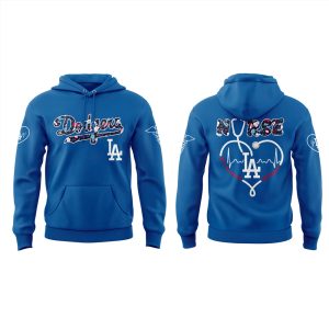 2025 LA Dodgers NURSES NIGHT Hoodie 1