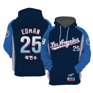 LA Dodgers X Korean Heritage Hoodie Night 2025 1