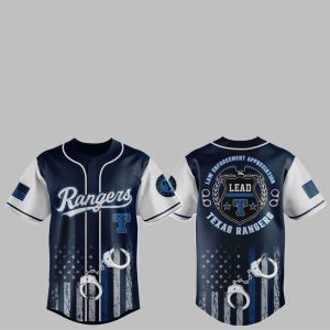 2025 Rangers x Law Enforcement Appreciation Day Jersey 1