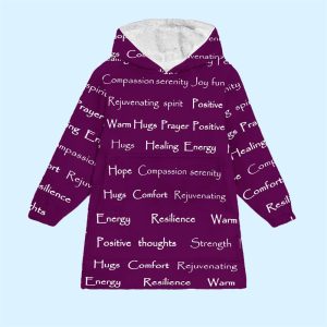 Healing Warm Hugs Caring Gift Blanket Hoodie