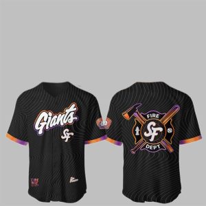 Giants City Connect 2025 Firefighter Appreciation Night Jersey