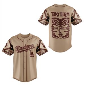 LA Dodgers Native American Tiki Totem 2025 Jersey