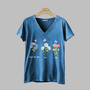 Women's FDT Flowers Forget Me Not Daisy Tulip T-Shirt