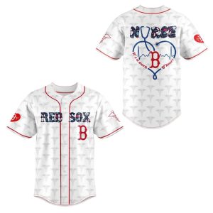 Red Sox Nurses Night Baseball Jersey 2025