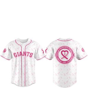 2025 SF Giants Cancer Awareness Night Jersey
