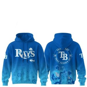 2025 Tampa Bay Rays Happy Father Day Hoodie