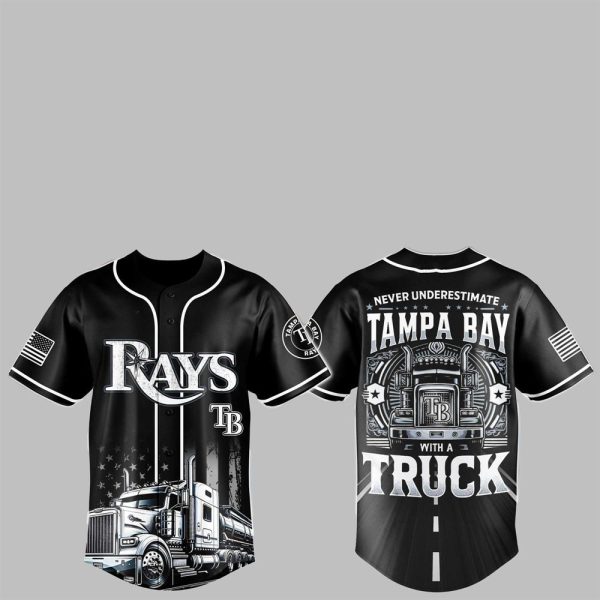 1 2025 Bay Rays Nation Truck Driver Appreciation Week Jersey 1