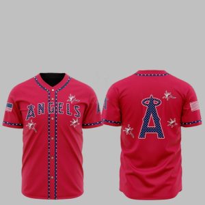 2025 LA Angels Happy Independence Day Baseball Jersey 1 1