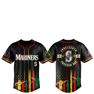 Seattle Mariners Juneteenth Day 2025 Baseball Jersey Hat