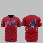 2025 Arizona Diamondbacks Happy Independence Day Baseball Jersey