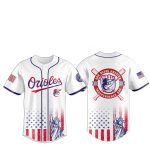2025 Baltimore Orioles 4th Of July Independence Day Jersey