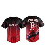 2025 Boston Red Sox Spider Man Night Baseball Jersey