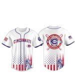 2025 Cincinnati Reds 4th Of July Independence Day Jersey