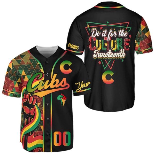 2025 Cubs Juneteenth Day Jersey 1 2