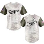 2025 Dodgers Armed Forces Day Baseball Jersey Jogger