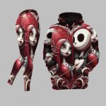 2025 Halloween Couple Jack & Sally Combo Hoodie Sweatpants