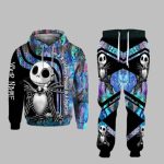 2025 Halloween Hologram Nightmare Dressed Combo Hoodie Sweatpants